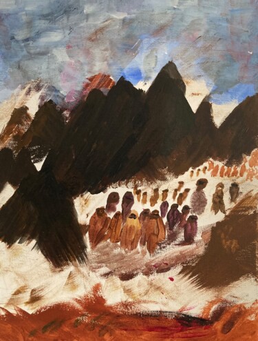 Peinture intitulée "Lost" par Enzo D'Alfonso, Œuvre d'art originale, Acrylique