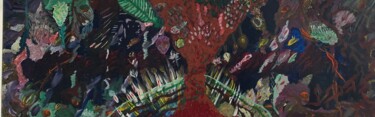 Peinture intitulée "Forêt magique" par Enzo D'Alfonso, Œuvre d'art originale, Acrylique