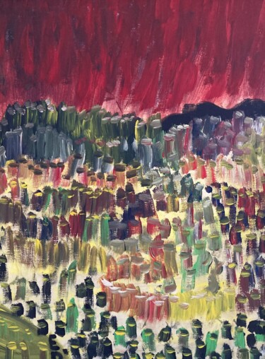 Peinture intitulée "What your eyes coul…" par Enzo D'Alfonso, Œuvre d'art originale, Acrylique