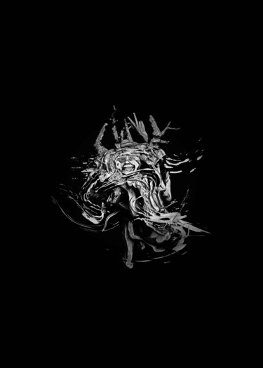 Digital Arts titled "SKOM second circle 1" by Bibs, Original Artwork, 3D Modeling