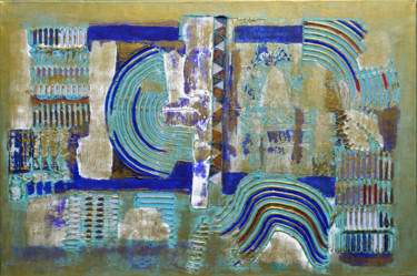 Les arrangements Pintura intitulada "Les arrangements" por Ayel, Obras de arte originais, Acrílico Montado em Armação em madeira