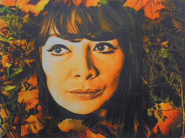 Digitale Kunst mit dem Titel "Hommage an Juliette…" von Sigrun Neumann (Sineu), Original-Kunstwerk, Digitale Malerei