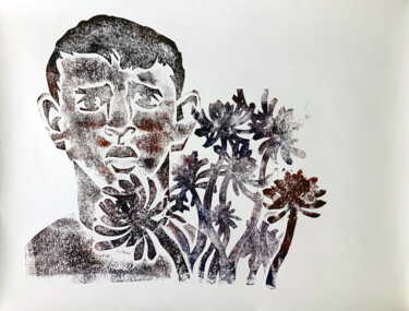 印花与版画 标题为“Southerner” 由Sergey Sovkov, 原创艺术品, Collagraphy