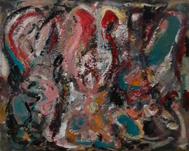 femmes comme des bourgeons du printemps 2 Painting titled "femmes comme des bo…" by Sam Keusseyan, Original Artwork, Acrylic