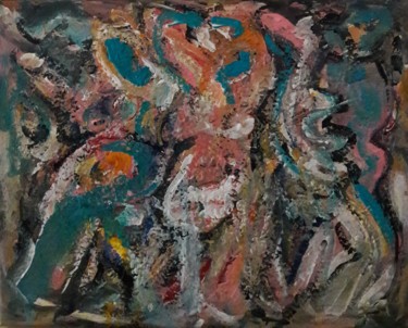 femmes comme des bourgeons du printemps 3 Painting titled "femmes comme des bo…" by Sam Keusseyan, Original Artwork, Acrylic