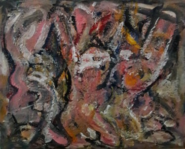 femmes comme des bourgeons du printemps 4 Painting titled "femmes comme des bo…" by Sam Keusseyan, Original Artwork, Acrylic