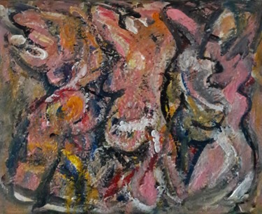 femmes comme des bourgeons du printemps 5 Painting titled "femmes comme des bo…" by Sam Keusseyan, Original Artwork, Acrylic