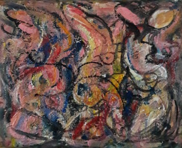femmes comme des bourgeons du printemps 7 Painting titled "femmes comme des bo…" by Sam Keusseyan, Original Artwork, Acrylic