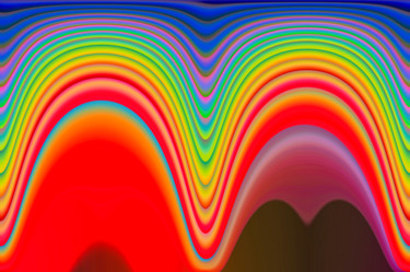 Photographie intitulée "colors 70 s style" par Gaudi .C, Œuvre d'art originale, Photographie manipulée