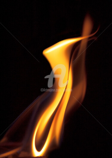 Photography titled "Feu 06" by Pierre Boillon, Original Artwork, Digital Photography