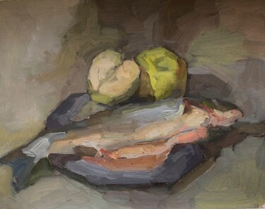 绘画 标题为“Herring under the a…” 由Ekaterina Belukhina, 原创艺术品, 油