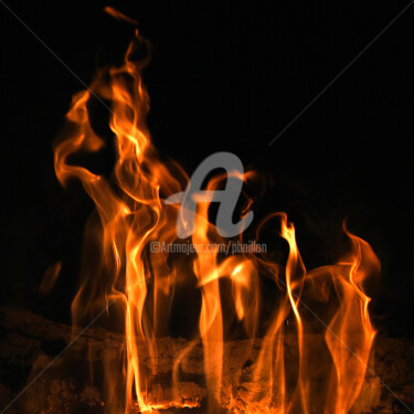 Photography titled "Feu 09" by Pierre Boillon, Original Artwork, Digital Photography