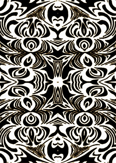 Digitale Kunst mit dem Titel "Bach" von Peter Jalesh, Original-Kunstwerk, Digitale Malerei