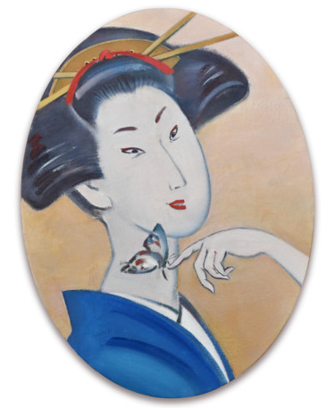 绘画 标题为“Butterfly breath” 由Aliia Giliazova, 原创艺术品, 油