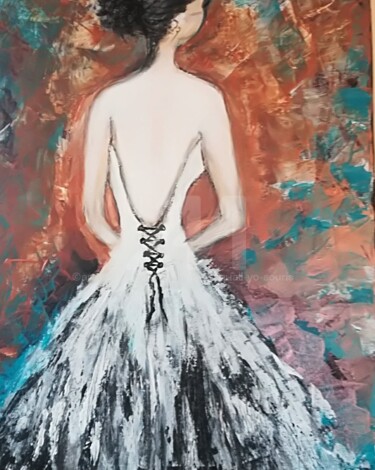 " Ce soir, je serai la plus belle pour aller danser" 绘画 标题为“" Ce soir, je serai…” 由Iolanda Pasquali, 原创艺术品, 丙烯