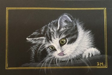 Peinture intitulée "Petit dernier n 11" par Isabelle Molinard, Œuvre d'art originale, Acrylique