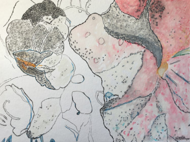 图画 标题为“Réminiscence” 由Camille Rouschmeyer, 原创艺术品, 标记