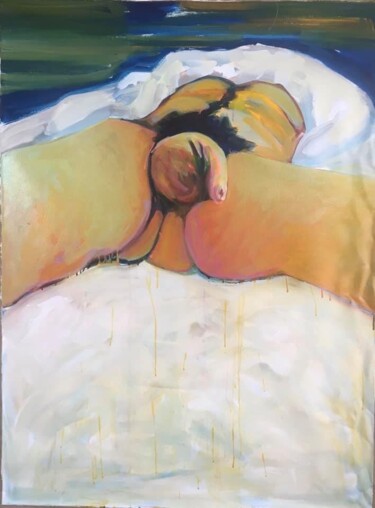 Pintura titulada "Origine 1407 1" por Marcelle Delacité, Obra de arte original, Acrílico