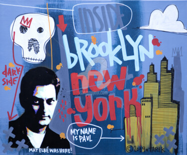 绘画 标题为“New York” 由Tarek Ben Yakhlef, 原创艺术品, 丙烯