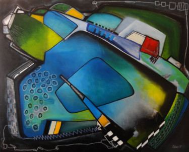 Pintura titulada "N°27" por Lépot P., Obra de arte original, Acrílico