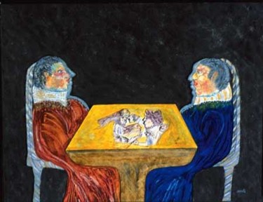 Painting titled "CORULLA" by México, Original Artwork