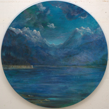 Peinture intitulée "L'origine du monde,…" par Francois Pagé, Œuvre d'art originale, Huile