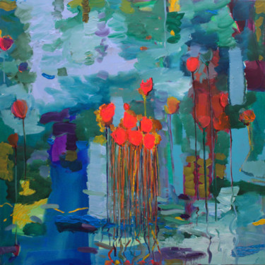 Peinture intitulée "Toutes les jeunes f…" par Francois Pagé, Œuvre d'art originale, Acrylique