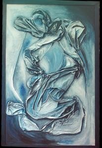 Painting titled "MARIA GARCIA ZORRIL…" by México, Original Artwork