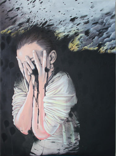Painting titled "2020" by Cassia Naomi, Original Artwork, Oil