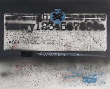 Drawing titled "untitled" by Mladen Lazarević, Original Artwork, Spray paint