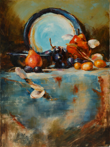 「still life №1」というタイトルの絵画 Наталя Правдаによって, オリジナルのアートワーク, オイル