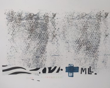Drawing titled "Africa" by Mladen Lazarević, Original Artwork, Acrylic