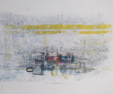Drawing titled "untitled4" by Mladen Lazarević, Original Artwork, Acrylic