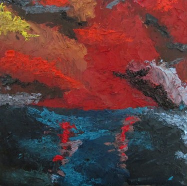 Painting titled "Omaggio a Emile Nol…" by Michele Principato Trosso, Original Artwork, Oil