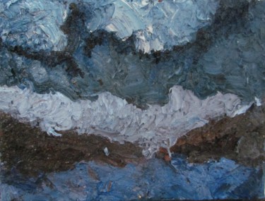 제목이 "Tempesta"인 미술작품 Michele Principato Trosso로, 원작, 기름