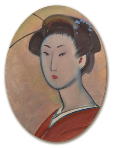 绘画 标题为“Geisha portrait” 由Aliia Giliazova, 原创艺术品, 油