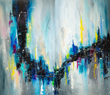 Falling into infinity (diptych)