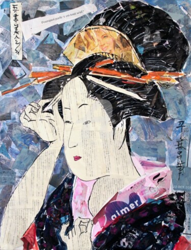 绘画 标题为“pourquoui?” 由Roger Boubenec, 原创艺术品, 水彩