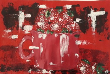 绘画 标题为“Still life-012.” 由Marie Ruda, 原创艺术品, 丙烯