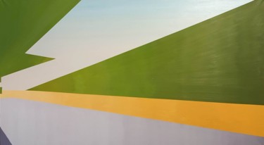 Painting titled "Composition # 323" by Iskan, Original Artwork, Oil
