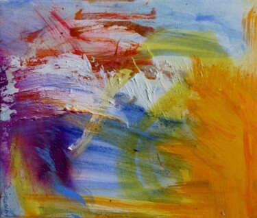 Peinture intitulée "Constellation" par Sylvie Touzery, Œuvre d'art originale, Acrylique