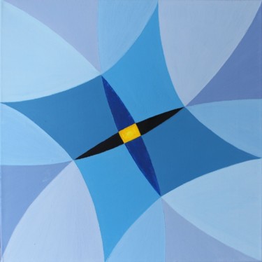 Painting titled "Composition #116" by Iskan, Original Artwork, Oil