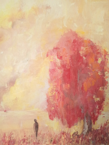 Painting titled "Archetypal" by Agatha Ya Sokolova, Original Artwork, Oil Mounted on Wood Stretcher frame