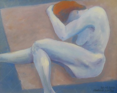 Pintura intitulada "O vazio12" por Mauricio Santos, Obras de arte originais, Óleo