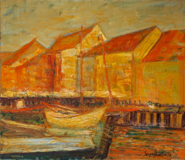 Malerei mit dem Titel "Appeasement" von Sergio Kovalov, Original-Kunstwerk, Öl Auf Keilrahmen aus Holz montiert