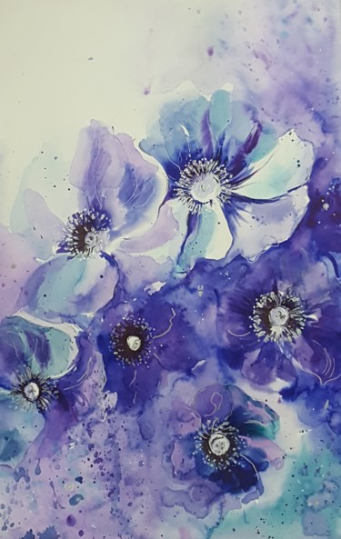 Мои акварели"Нежность" Peinture intitulée "Мои акварели"Нежнос…" par Natali Didukh, Œuvre d'art originale, Aquarelle