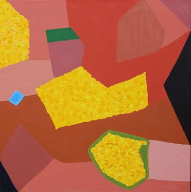 Peinture intitulée "Composition #160" par Iskan, Œuvre d'art originale, Huile