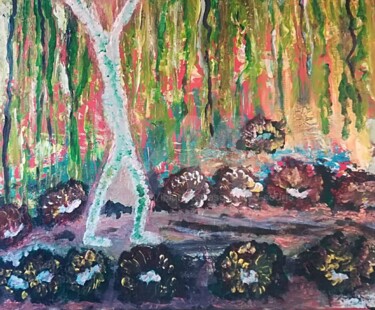 Painting titled "" La colère des arb…" by Iolanda Pasquali, Original Artwork, Acrylic