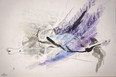 Susanna. Nude art #21115 - original artwork Dessin intitulée "Susanna. Nude art #…" par Maria Shedrina, Œuvre d'art originale, Encre