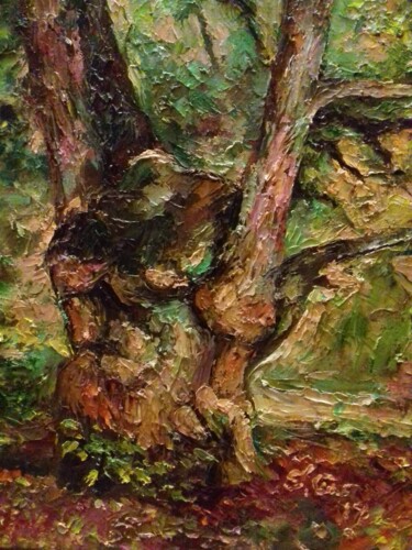 绘画 标题为“Медвежье Дерево. Be…” 由Sergei Sonera, 原创艺术品, 油